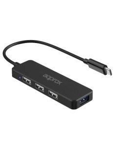 APPC48V2 hub de interfaz USB Tipo C 5000 Mbit/s Negro