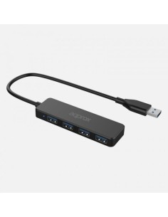 APPC49 hub de interfaz USB 3.2 Gen 2 (3.1 Gen 2) Type-A 5000 Mbit/s Negro