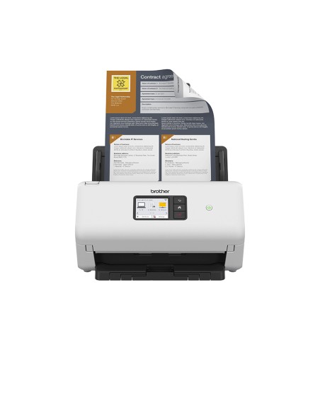 ADS-4550W Escáner con alimentador automático de documentos (ADF) 600 x 600 DPI Negro, Blanco