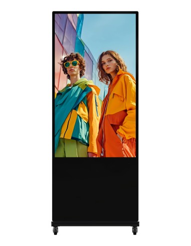 DS-D6055UT-D/S pantalla de señalización Diseño de quiosco 139,7 cm (55") LED Wifi 500 cd / m² 4K Ultra HD Negro Pantalla táctil 