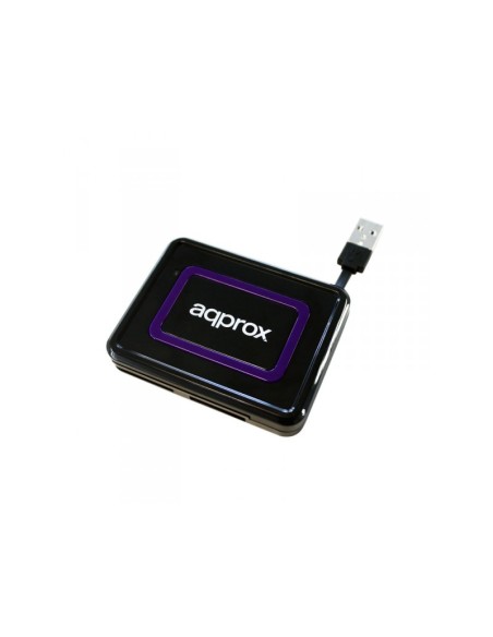 appCRDNIB lector de tarjeta USB 2.0 Negro, Púrpura