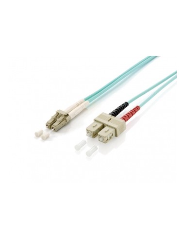 255319 Cable de fibra óptica e InfiniBand 0,5 m LC SC Turquesa