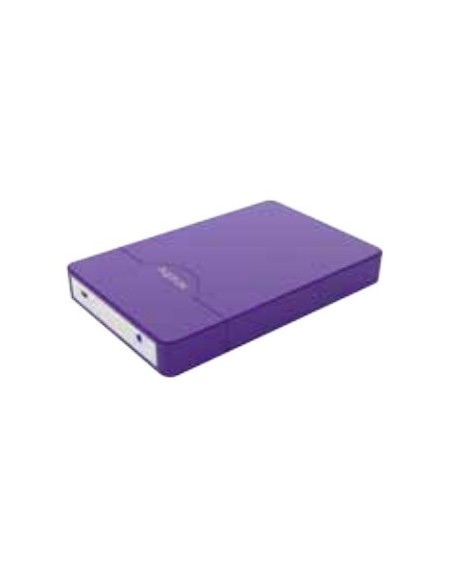 appHDD09P Púrpura 2.5" USB con suministro de corriente