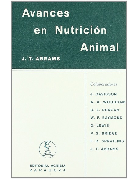 AVANCES EN NUTRICION ANIMAL