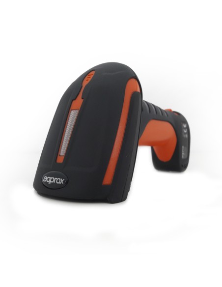 appLS18I Lector de códigos de barras portátil 1D Laser Gris, Naranja