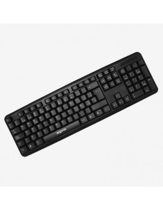 APPMX220 teclado USB QWERTY Español Negro