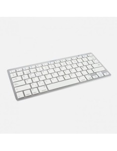 APPMX300BTS teclado Bluetooth QWERTY Español Plata