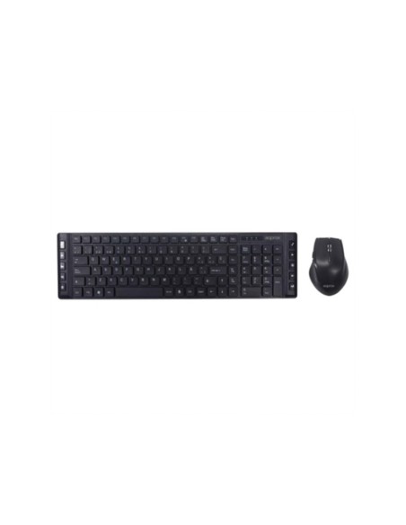 APPMX430 teclado RF inalámbrico QWERTY Español Negro APPMX430 teclado RF inalámbrico QWERTY Español Negro