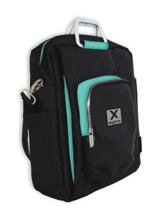 appNBST15x maletines para portátil 39,6 cm (15.6") Mochila bandolera Negro, Turquesa
