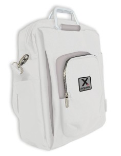 appNBST15x maletines para portátil 39,6 cm (15.6") Mochila bandolera Gris, Blanco