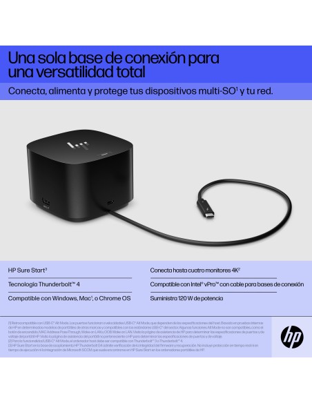 Base de acoplamiento Thunderbolt G4 120 W