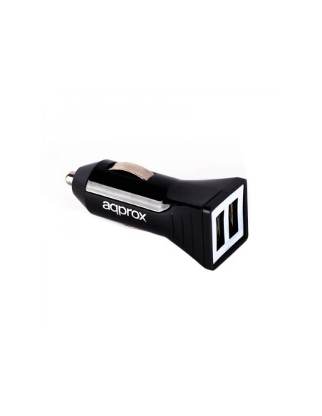 APPUSBCAR21B cargador de dispositivo móvil Auto Negro, Blanco