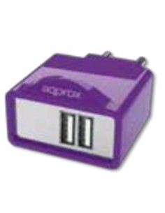 appUSBWALL21P Universal Púrpura Corriente alterna Interior