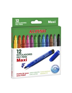 AR000006 rotulador Extra-grueso Multicolor 12 pieza(s)