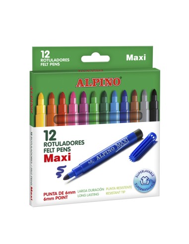 AR000006 rotulador Extra-grueso Multicolor 12 pieza(s)