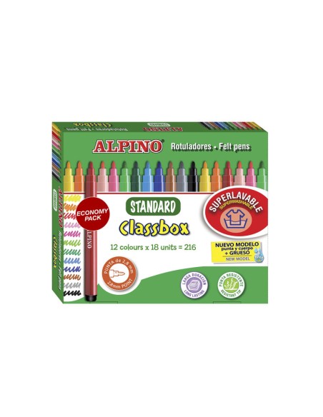 Economy pack 216 Rotuladores standard + 144 lápices gratis  AR000108