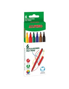 AR001001 rotulador Fino Multicolor 6 pieza(s)