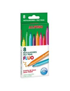 AR001005 rotulador Fino Multicolor 8 pieza(s)