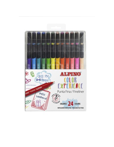AR001039 rotulador Fino Multicolor 24 pieza(s)