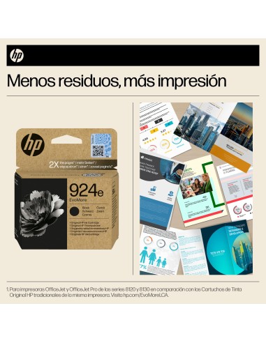 Cartucho de Tinta Original EvoMore 924e negra