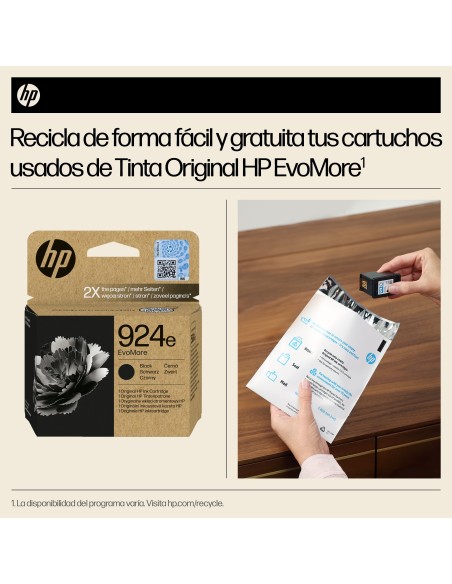 Cartucho de Tinta Original EvoMore 924e negra