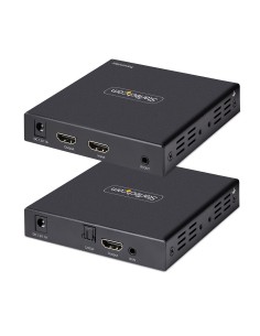 Extensor Alargador HDMI 4K por Cable CAT5/CAT6 Ethernet - Extensor de Vídeo 4K 60Hz HDR hasta 70m - Salida de Audio S/PDIF - Ju 2
