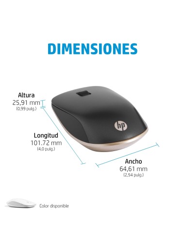 Ratón 410 Slim Bluetooth blanco