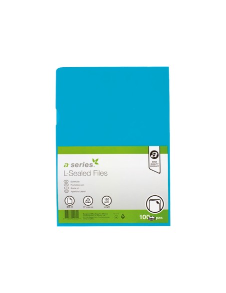 B. 100 DOSSIER UÑERO A4 PP 120M A-SERIES AZ P/NAR