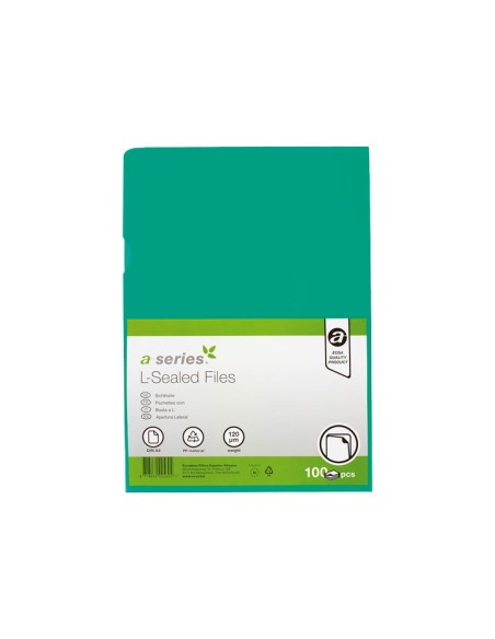 B. 100 DOSSIER UÑERO A4 PP 120M A-SERIES VE P/NAR