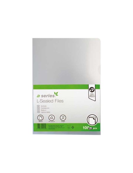 B. 100 DOSSIER UÑERO A4 PP 120M A-SERIES TR P/NAR