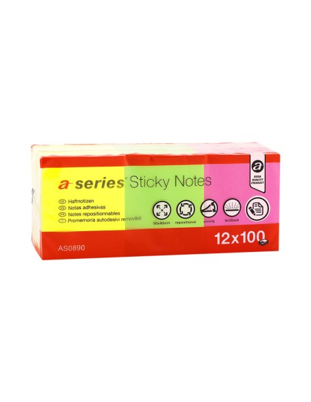 PACK 12 BLOC A-SERIES 100H 50X40 BRILLIANT AS0890