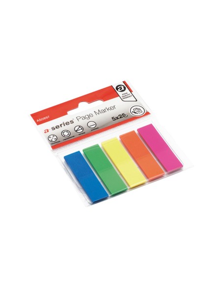 PAQ. 5 INDICE ADH. A-SERIES 12X44MM STDO NEON