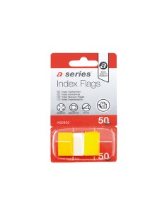 INDICES 50H AUTOADH. A-SERIES 12X44MM AMARILLO