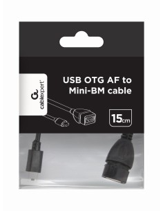 USB mini/USB 0.15m cable USB USB 2.0 0,15 m Mini-USB B USB A Negro