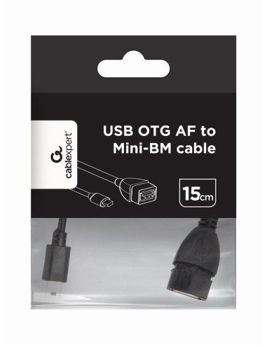 USB mini/USB 0.15m cable USB USB 2.0 0,15 m Mini-USB B USB A Negro