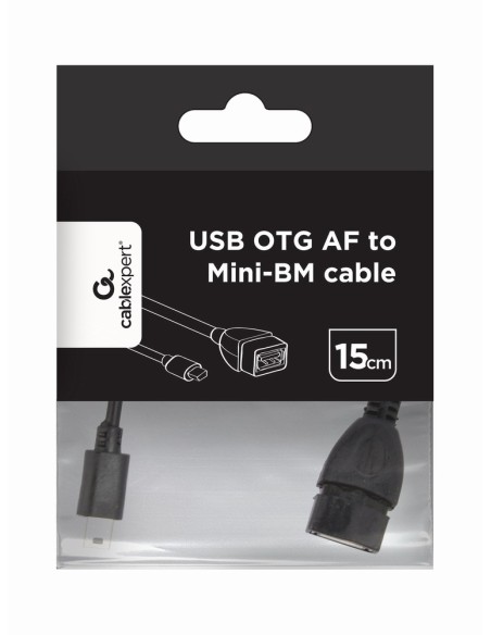 USB mini/USB 0.15m cable USB USB 2.0 0,15 m Mini-USB B USB A Negro