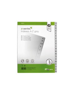 INDICE A-SERIES A-Z PP A4 GRIS AS0972