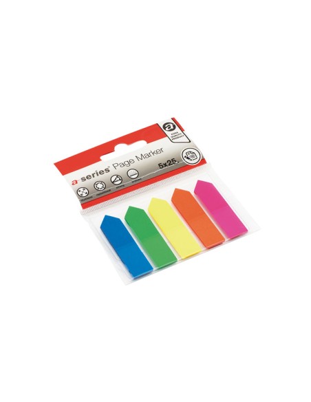 PAQ. 5 INDICE A-SERIES FLECHA 12X44MM STDO NEON