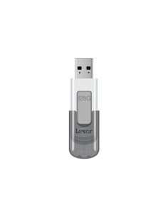 JumpDrive V100 unidad flash USB 128 GB USB tipo A 3.2 Gen 1 (3.1 Gen 1) Gris, Blanco