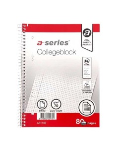 CUADERNO ESP. A-SERIES 80H A5 CUADR. 4 TALAD