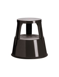 TABURETE 2 PELDAÑOS MET. A-SERIES NEGRO