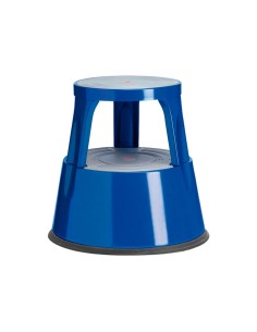 TABURETE 2 PELDAÑOS MET. A-SERIES AZUL