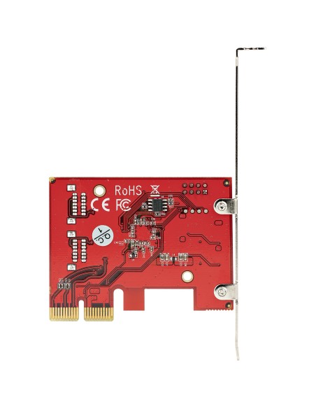 Tarjeta PCIe Controladora SATA de 4 Puertos - Tarjeta de Expansión PCI Express SATA - 6Gbps - Perfil Bajo/Completo - Conectores