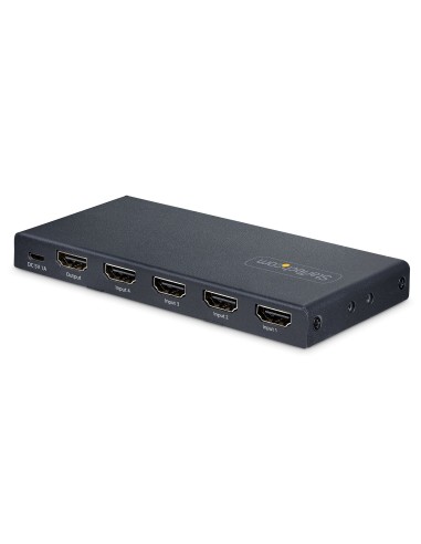Switch Conmutador HDMI de 4 Puertos de 8K a 60Hz - Switch Selector HDMI 2.1 de 4K a 120Hz HDR10+ UHD - 4 Puertos de Entrada y 1
