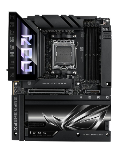 ROG CROSSHAIR X870E HERO BTF AMD X870E Zócalo AM5 ATX