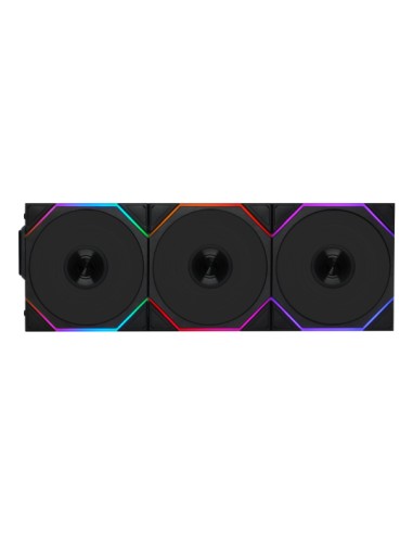 12RTL1W3B sistema de refrigeración para ordenador Carcasa del ordenador Ventilador 12 cm Negro