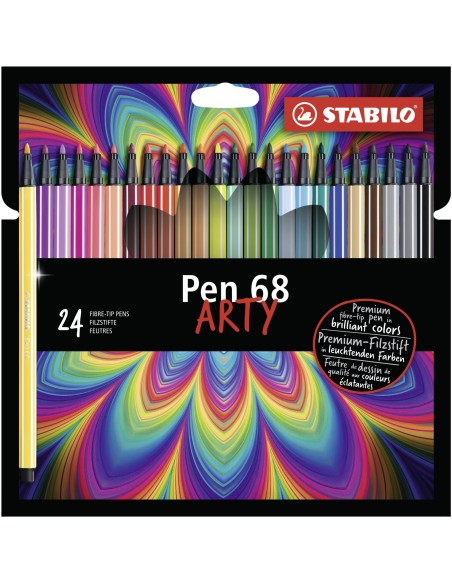 Pen 68 ARTY rotulador Multicolor 24 pieza(s) - Pack de 6 unidades 6824-1-20