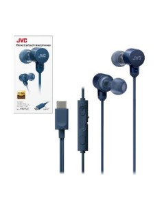 HAFR29UCA auricular y casco Auriculares Alámbrico Dentro de oído Llamadas/Música USB Tipo C Azul