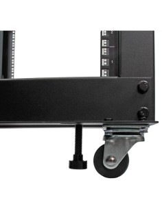 Rack 8U Móvil de Marco Abierto de 4 Columnas para Servidores - Rack de 19 Pulgadas para Equipo de Red e Informático - Rack Comp 2