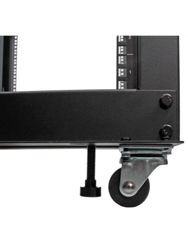 Rack 8U Móvil de Marco Abierto de 4 Columnas para Servidores - Rack de 19 Pulgadas para Equipo de Red e Informático - Rack Comp